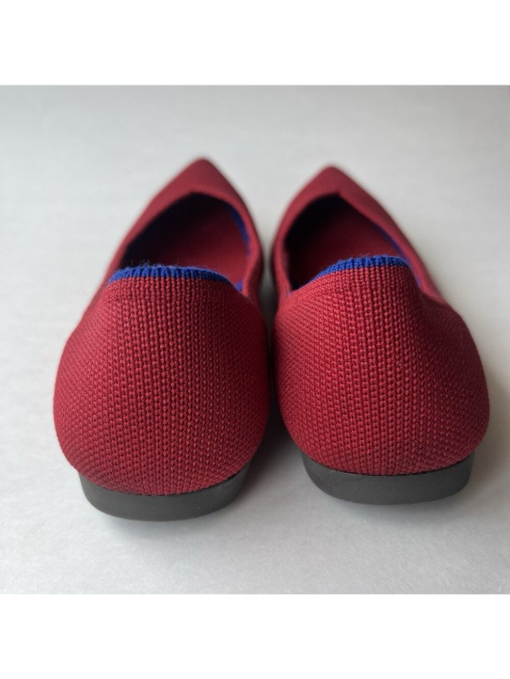 Rothy’s The Point Ballet Flats Retired Chili Red Pattern Size 6 Recycled - Picture 7 of 13